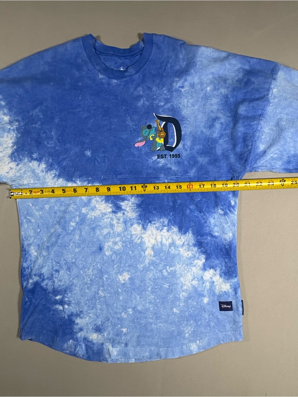 Disney Lilo & Stitch Disneyland TieDye Spirit Jersey SizeXS Resortwear Adult EUC - Picture 4 of 9